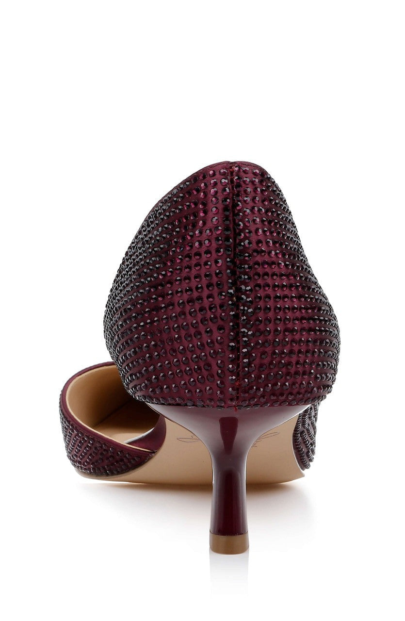 Teegan Pointed Toe Kitten Heel Pumps