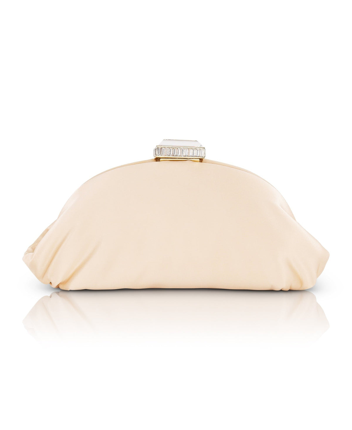 Leia Satin Pouch Clutch