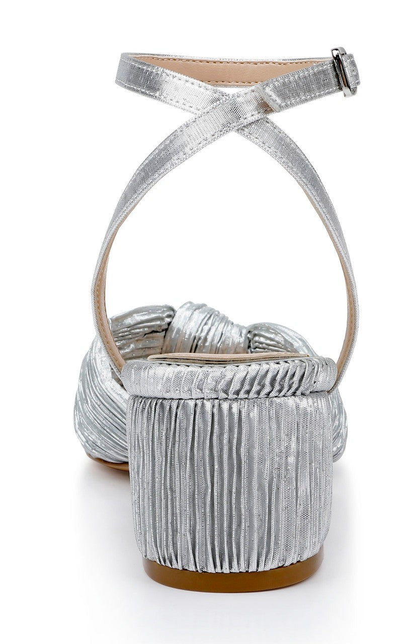 Hudson Pleated Sandal