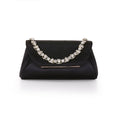 Seraphina Satin Clutch with Crystal Necklace Handslip