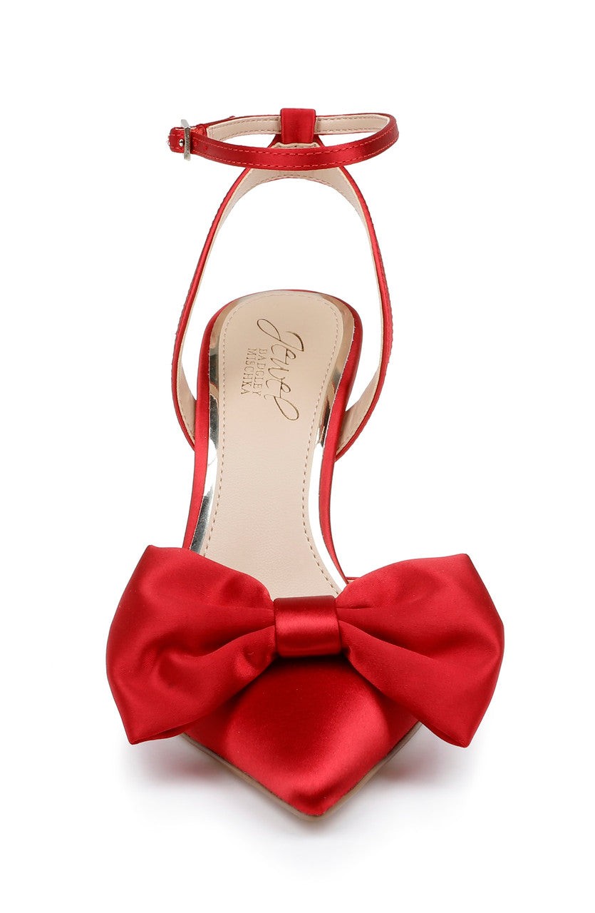 Yanna Satin Stiletto with Bow