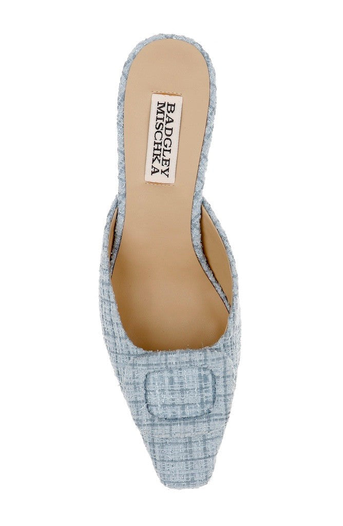 Graylynn Mid Heel Square Toe Mules