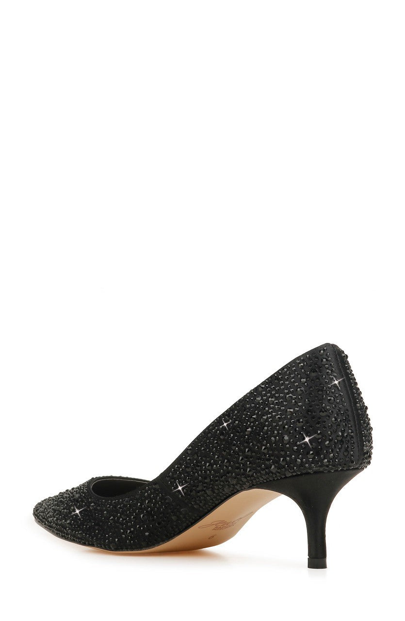 Frenchie Wide Width Pointed Toe Kitten Heel