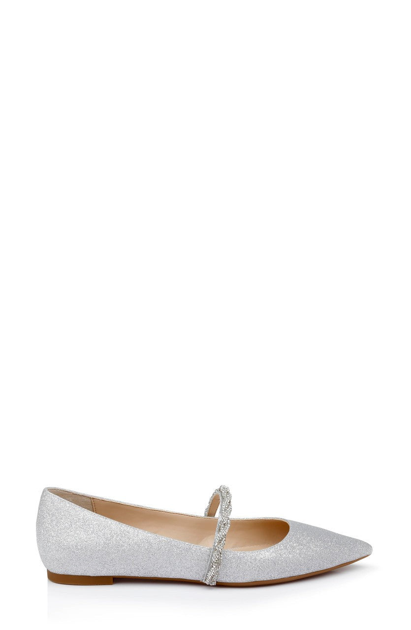 Vana Pointed Flats with Embellished Straps