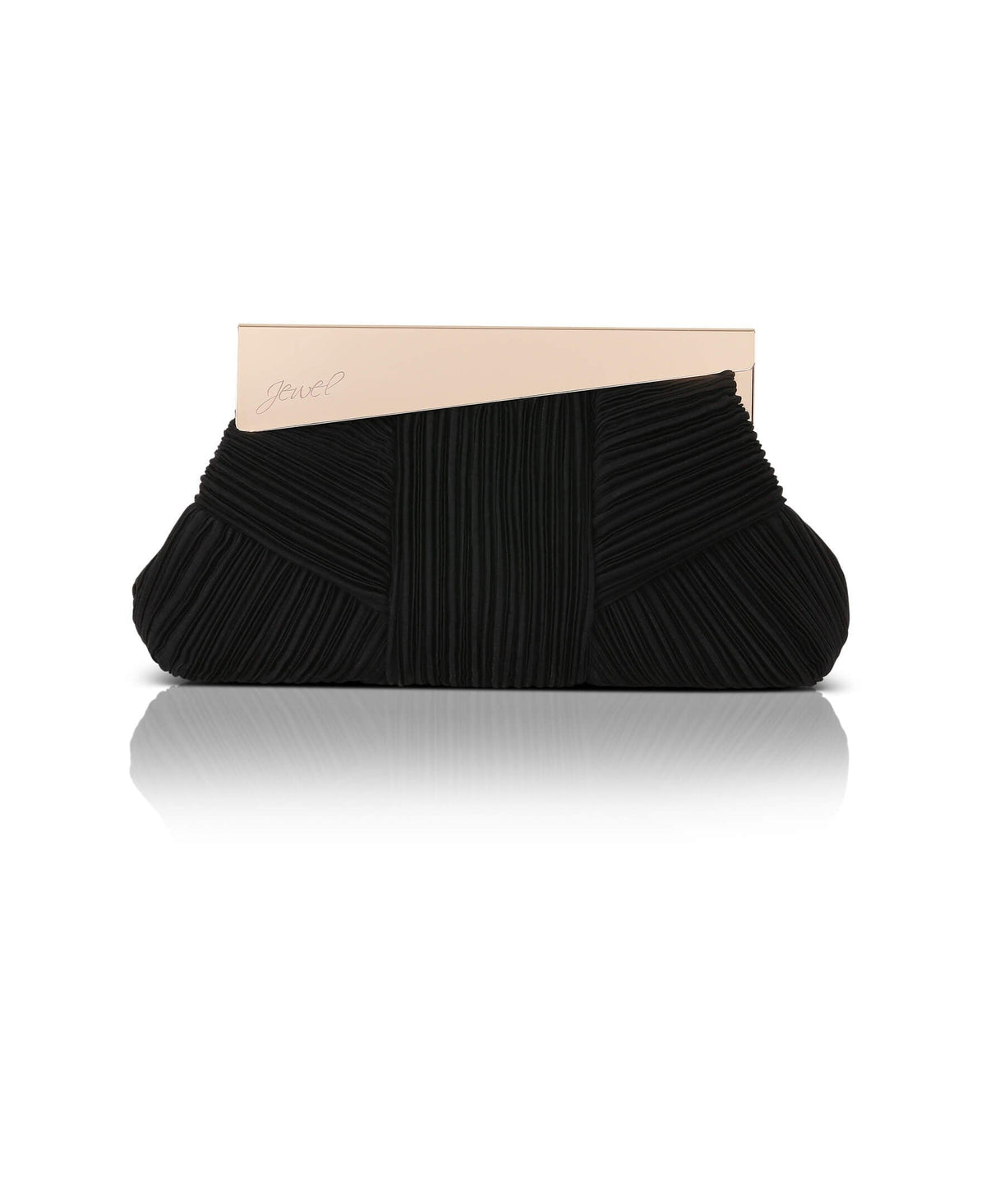 Millie Mini Pleated Satin Pouch
