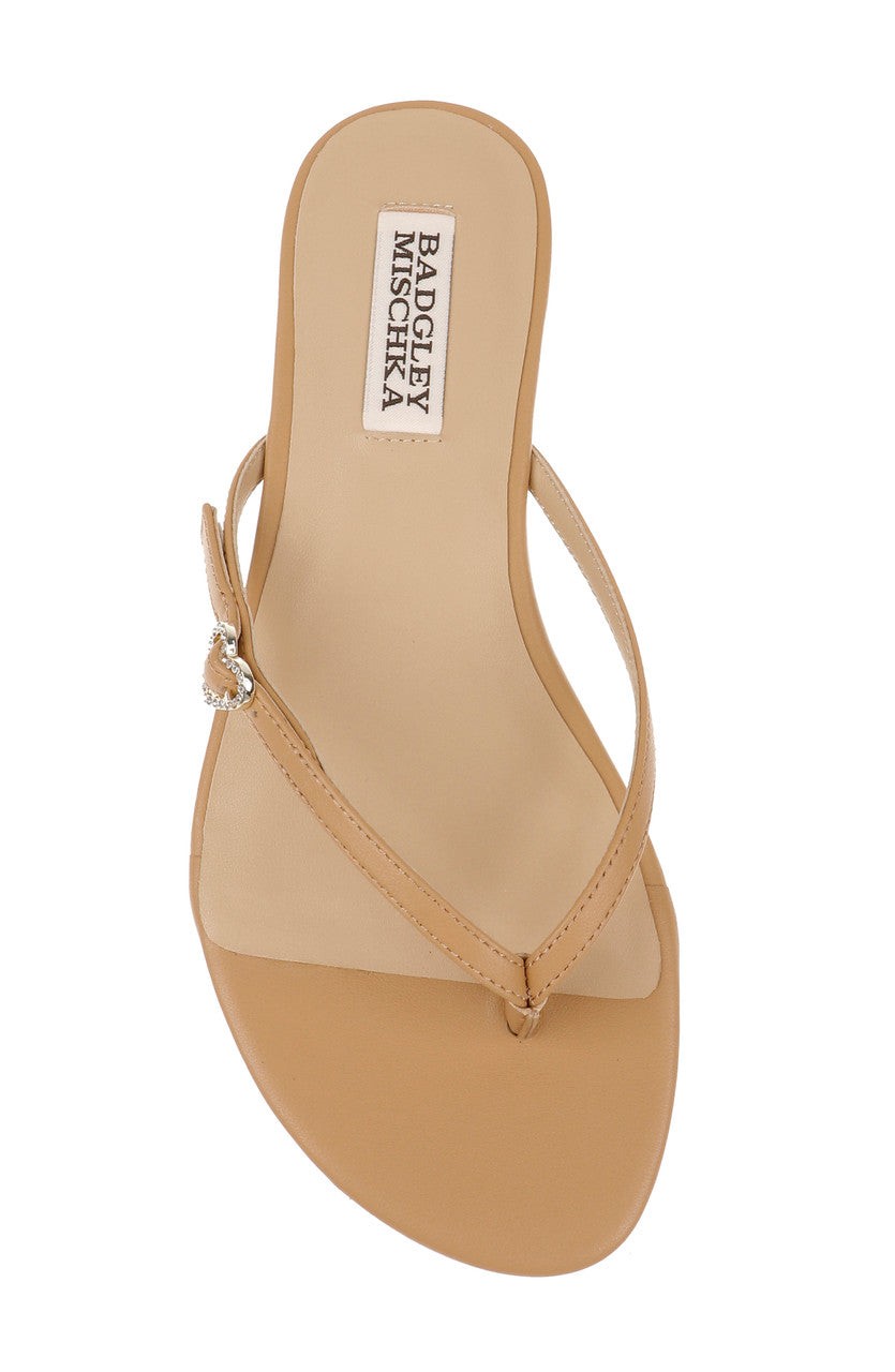Dynah Leather Thong Sandals