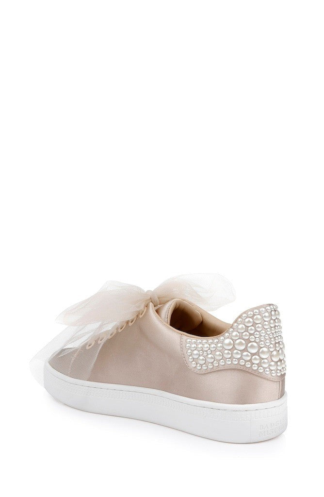 Gem Dressy Satin Sneakers
