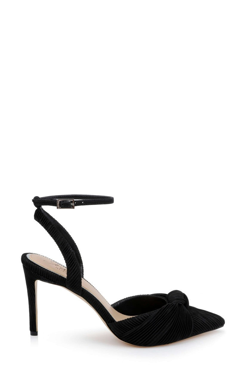 Enid Pointed Toe Ankle Strap Pumps