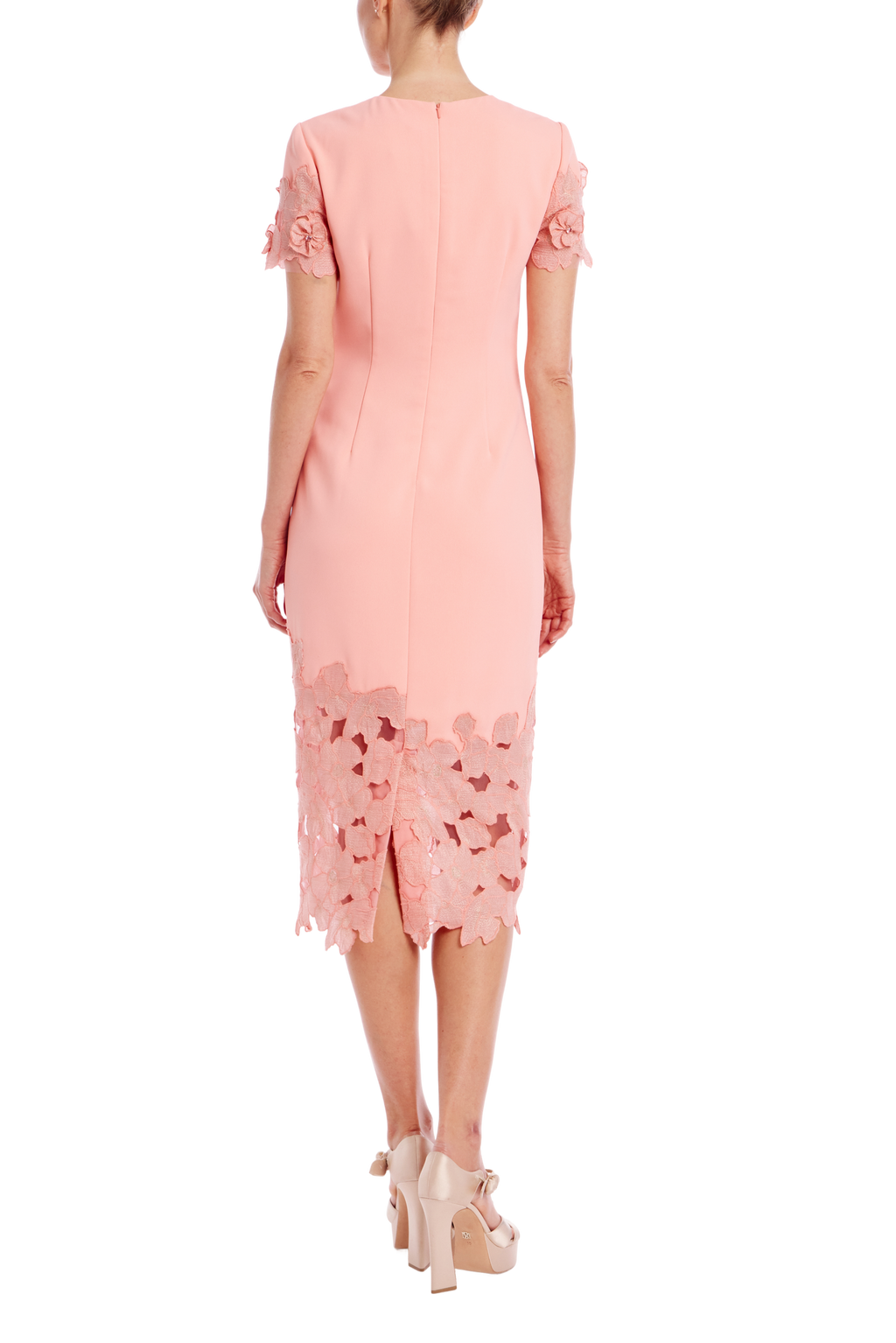 Floral Lace Sheath Dress