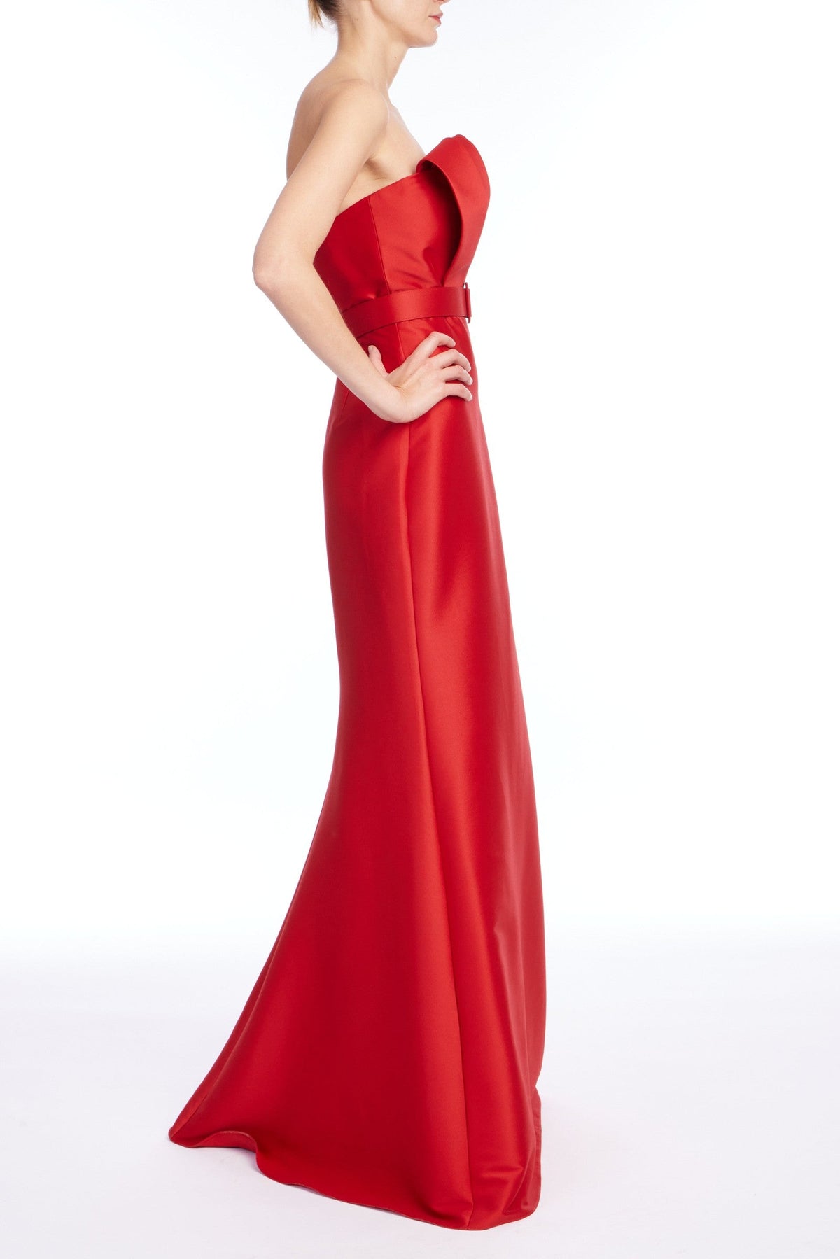 Belted Loop Bodice Gown