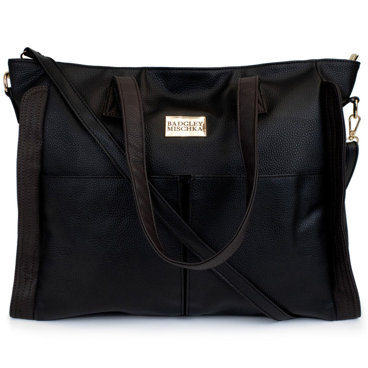 Rose Vegan Leather Travel Tote Weekender Bag