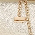 Senna Compact Faux Leather Box Clutch