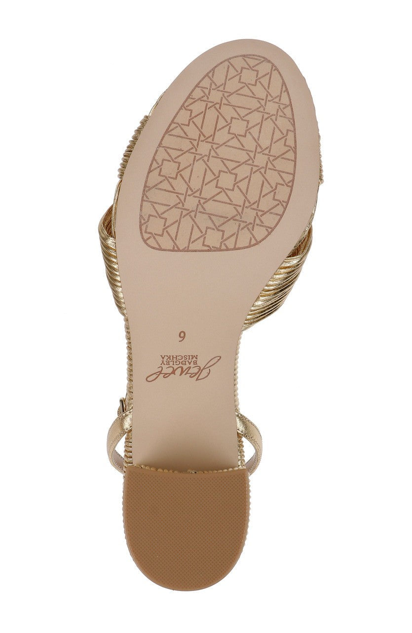 Hudson Pleated Sandal