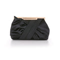 Vivien Satin Tie Pouch Clutch