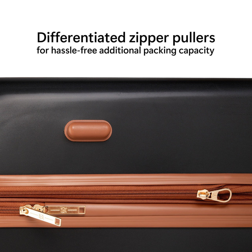 Mia 3 Piece Expandable Retro Luggage Set