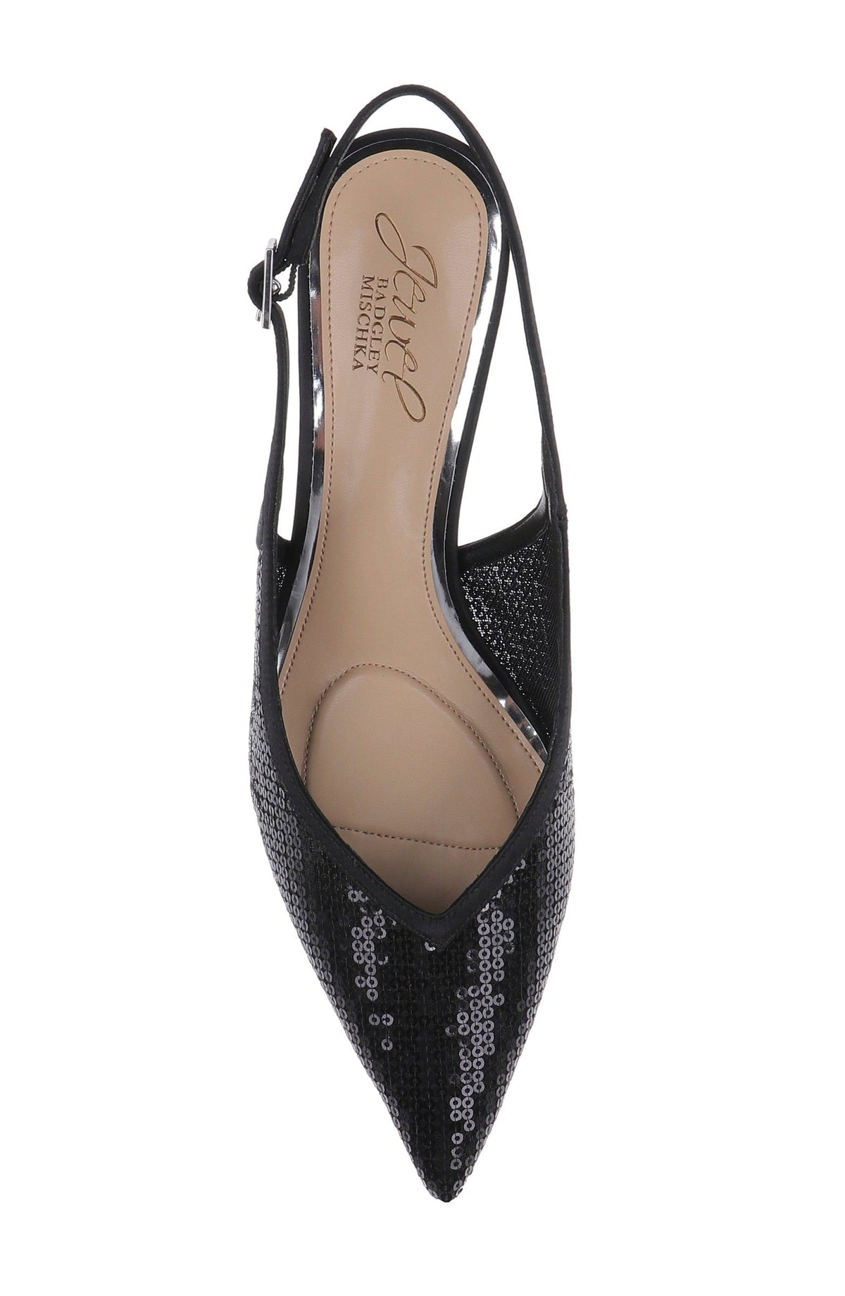 Zabelle Sequin Slingback Pump