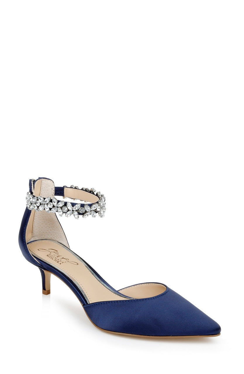 Robles Crystal Embellished Kitten Heel
