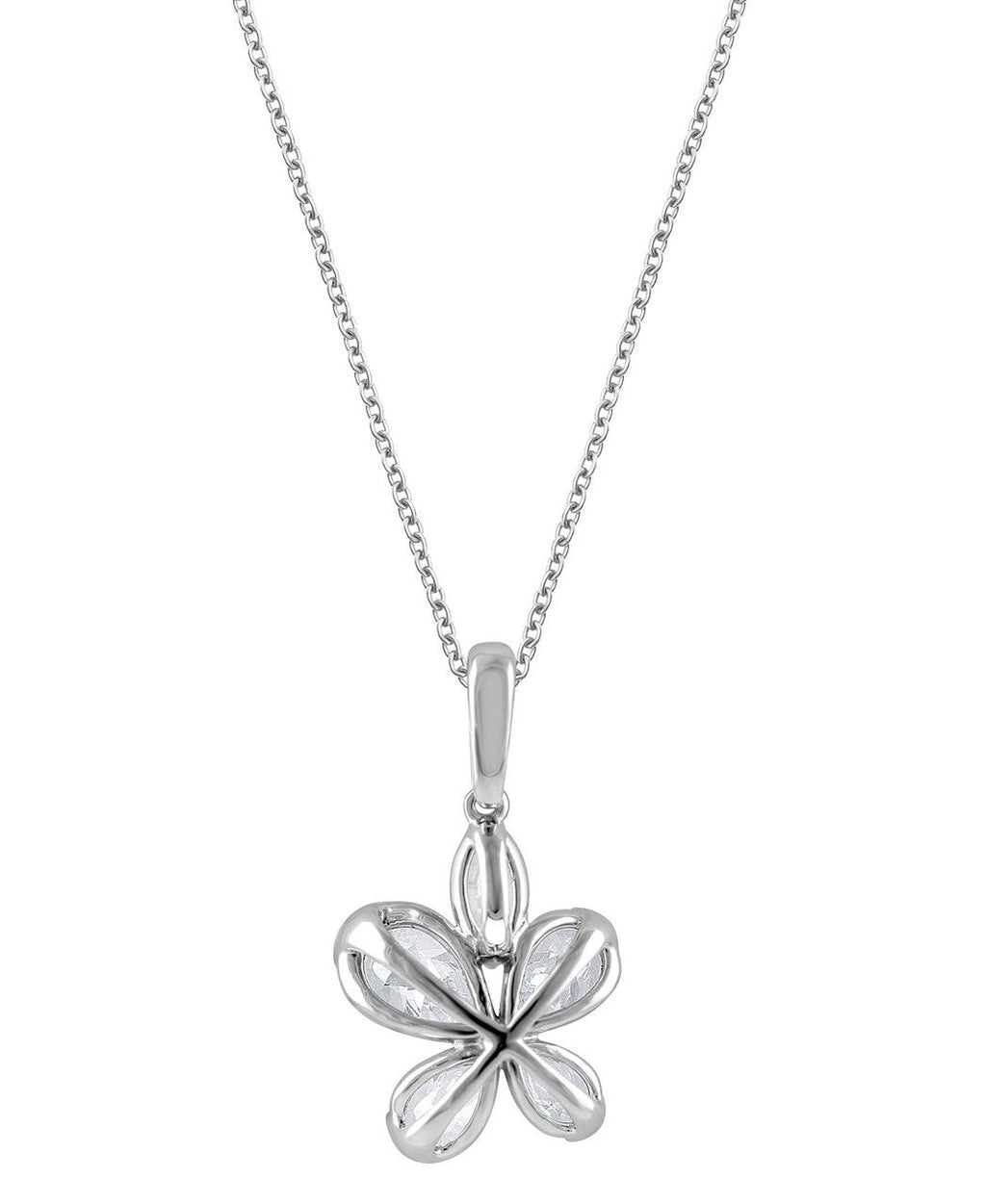 Diamond Butterfly Pendant Necklace