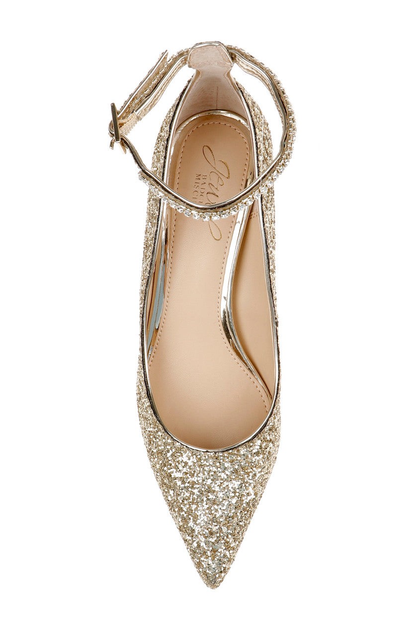 Jamila Ankle Strap Kitten Heel