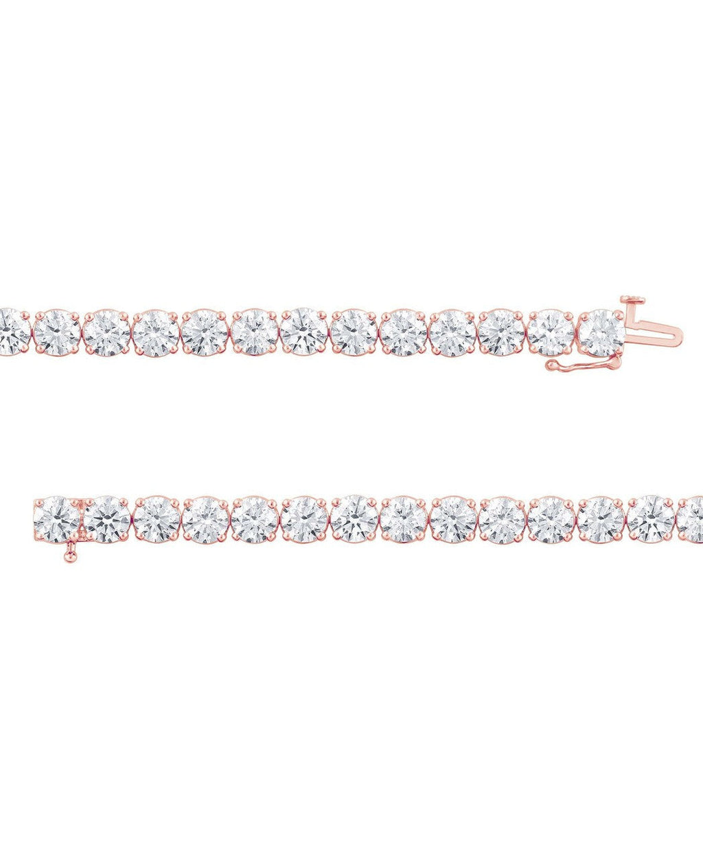 20CTTW Round Cut Diamond Tennis Bracelet