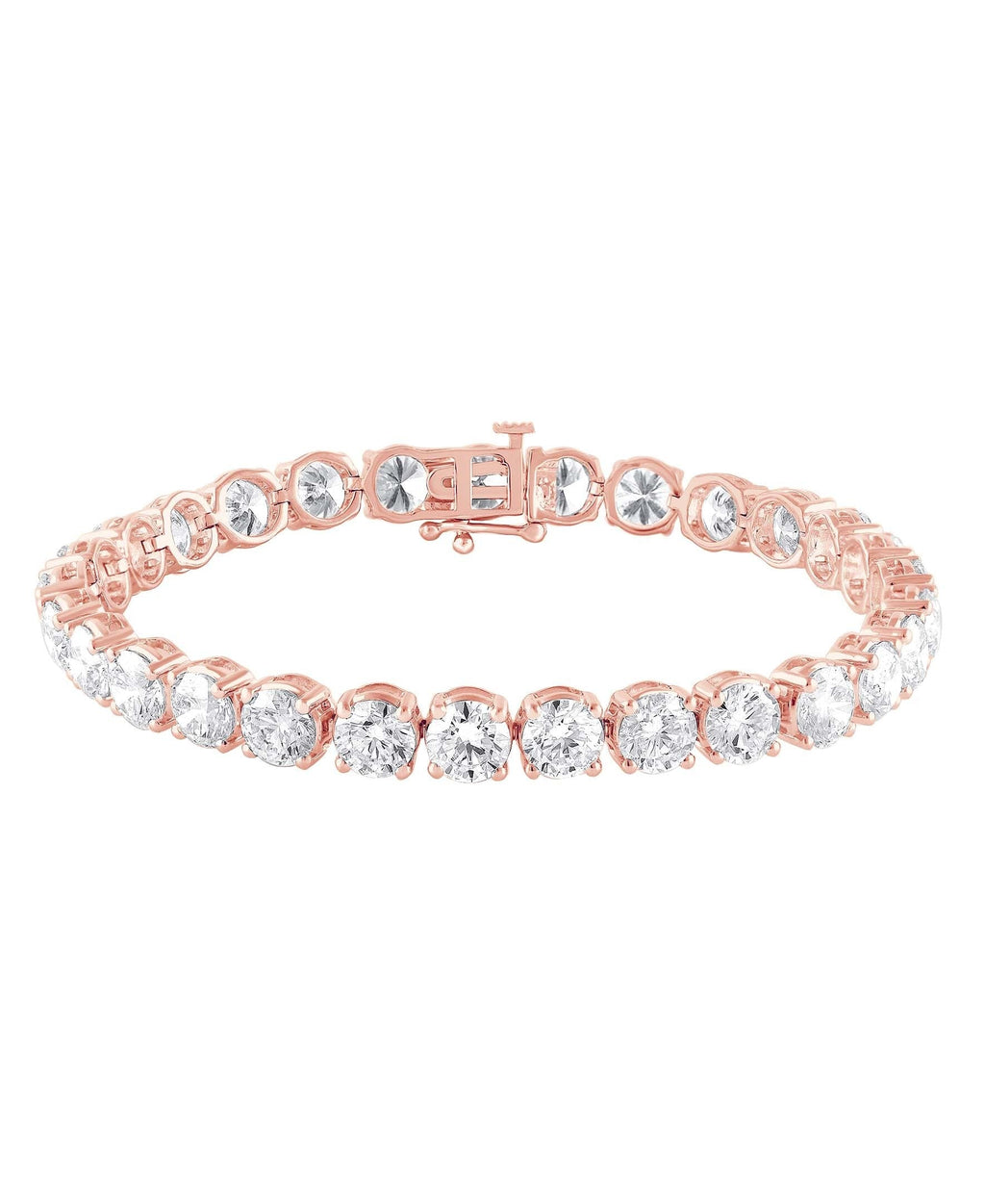 20CTTW Round Cut Diamond Tennis Bracelet