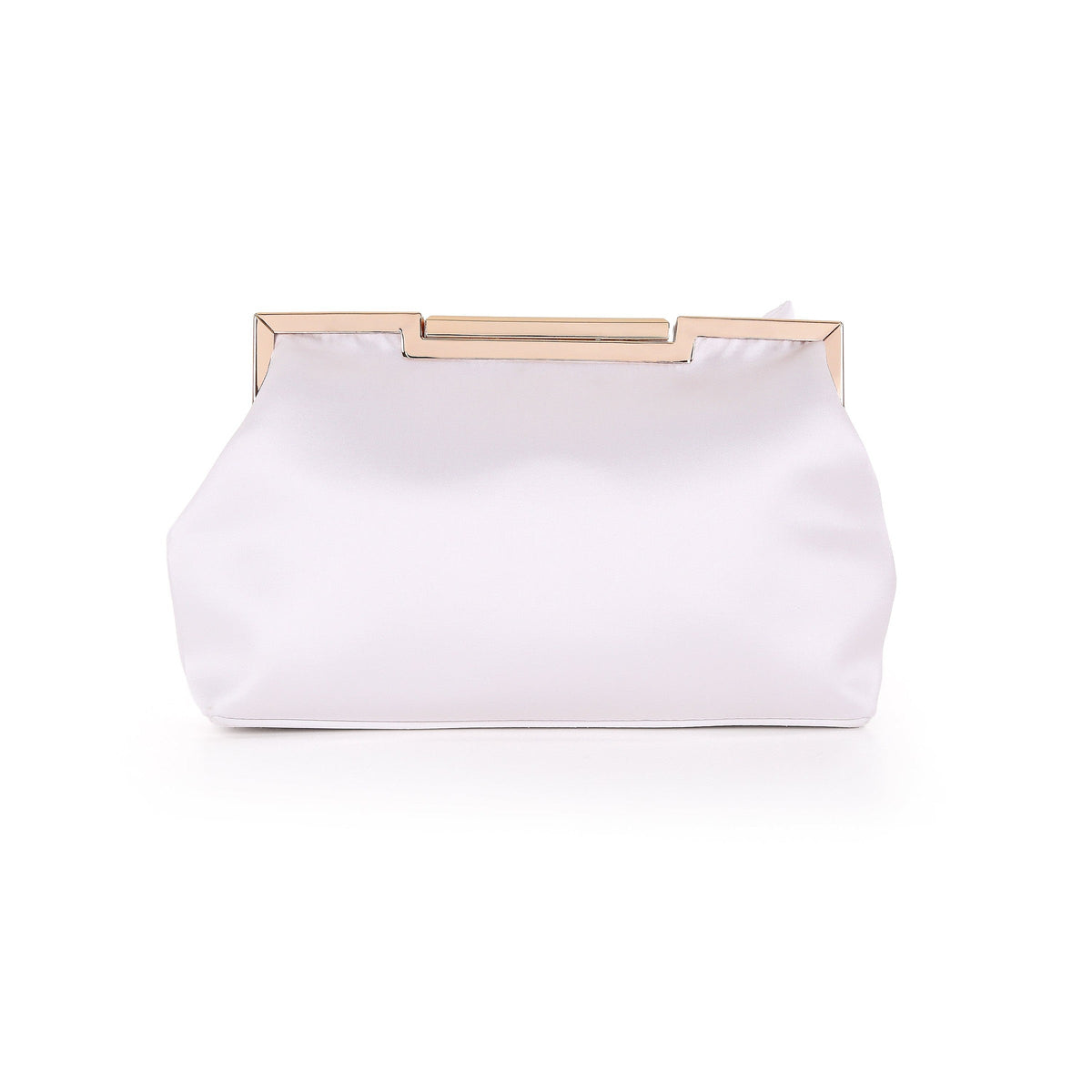 Vivien Satin Tie Pouch Clutch