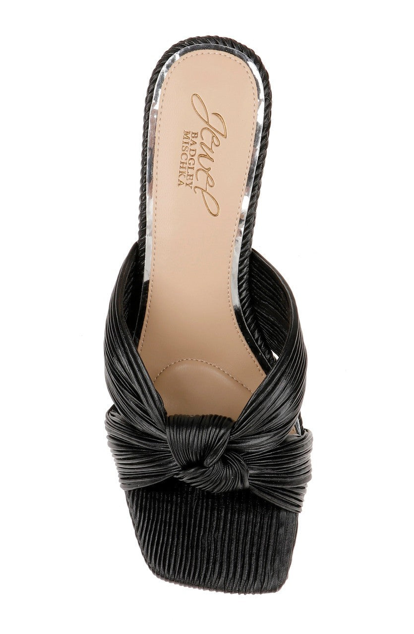 Hype Pleated Wedge Mule