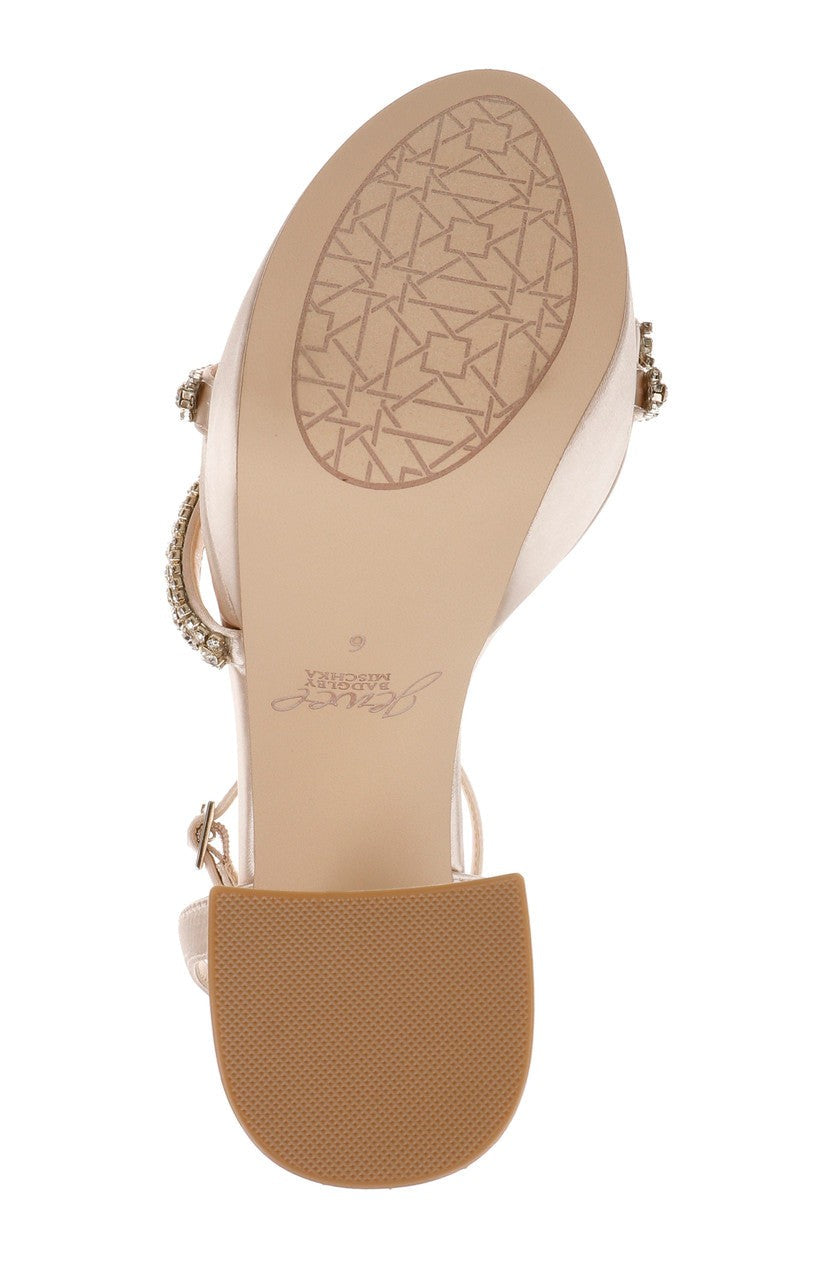 Rochel Platform Block Heel with Gemstone Embellished Straps