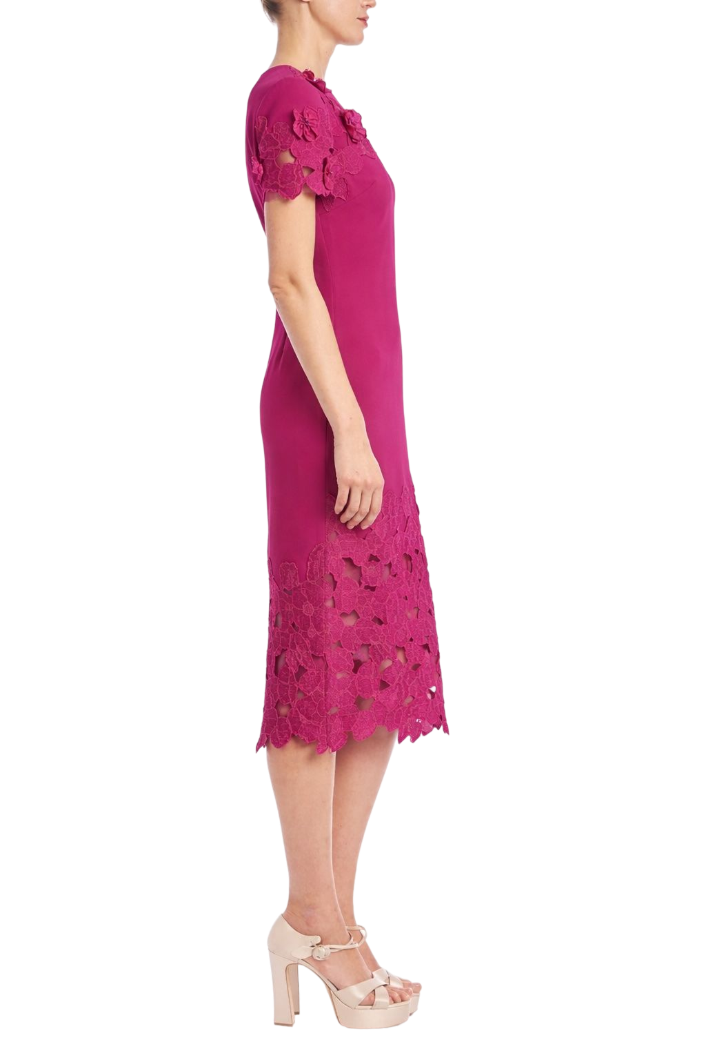 Floral Lace Sheath Dress