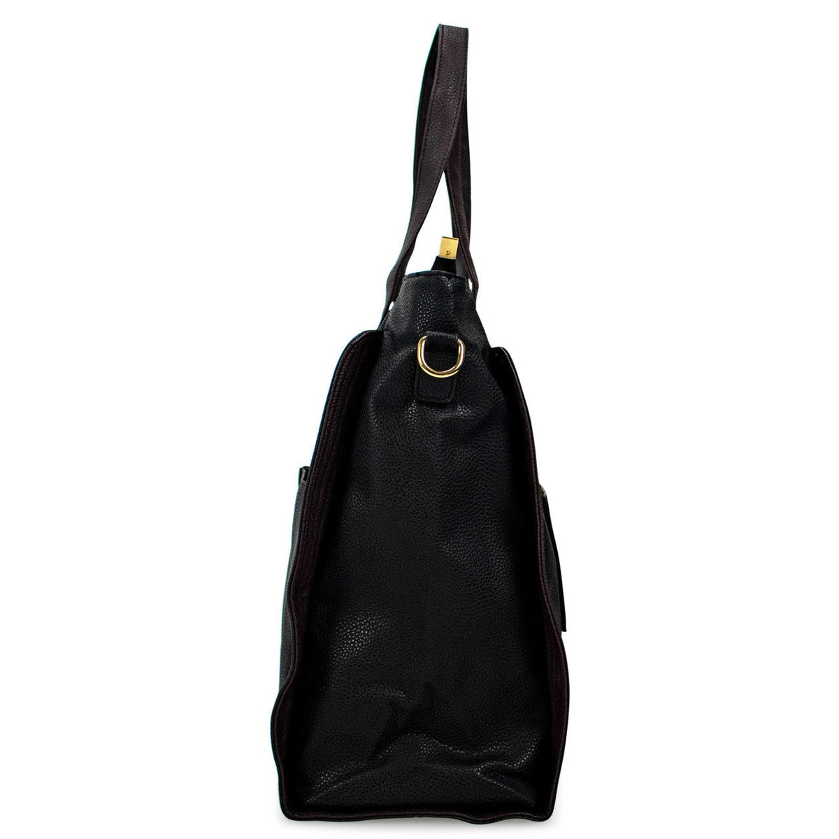 Rose Vegan Leather Travel Tote Weekender Bag