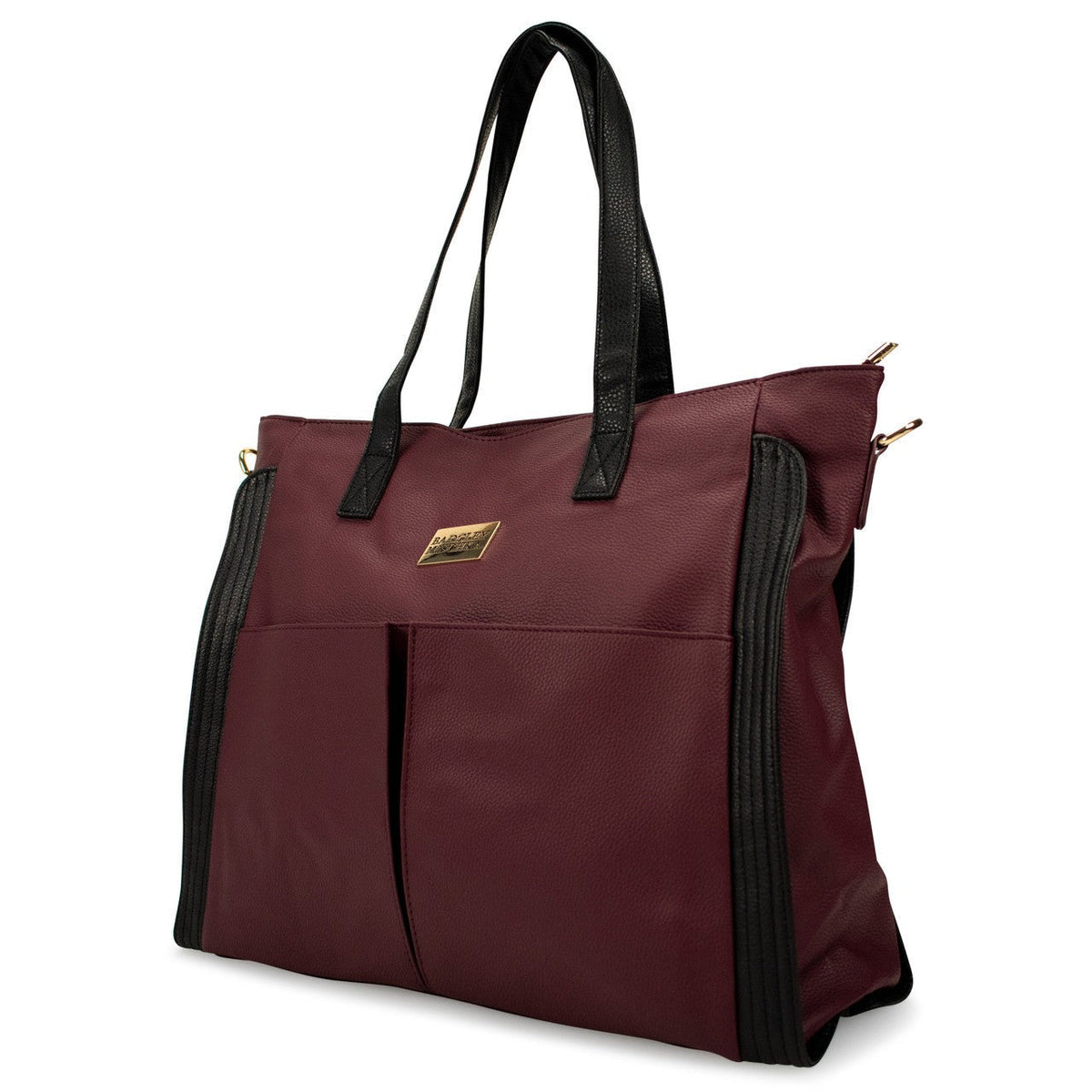 Rose Vegan Leather Travel Tote Weekender Bag