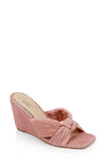 Hype Pleated Wedge Mule