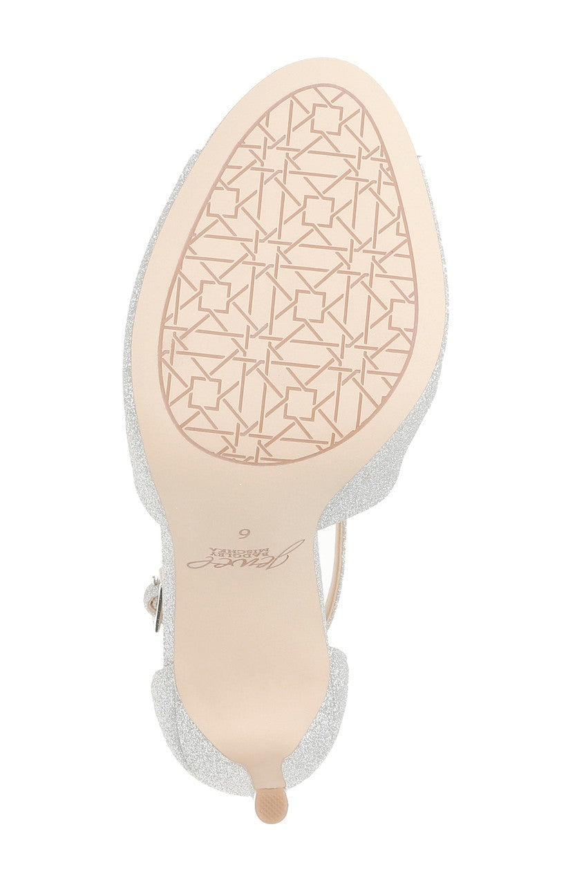 Jonna Glitter Peep Toe Pumps