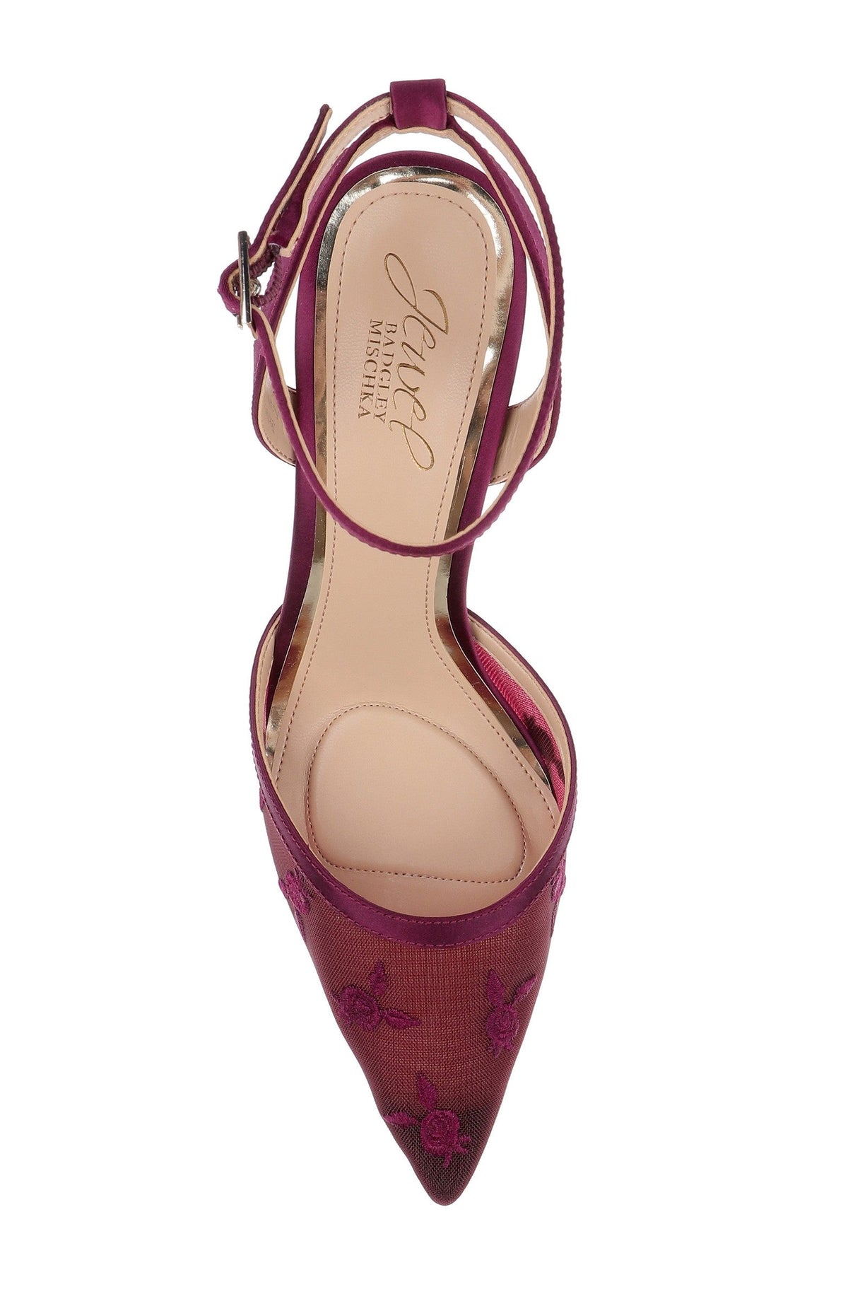 Zaida Pointed Toe Ankle Strap Pump