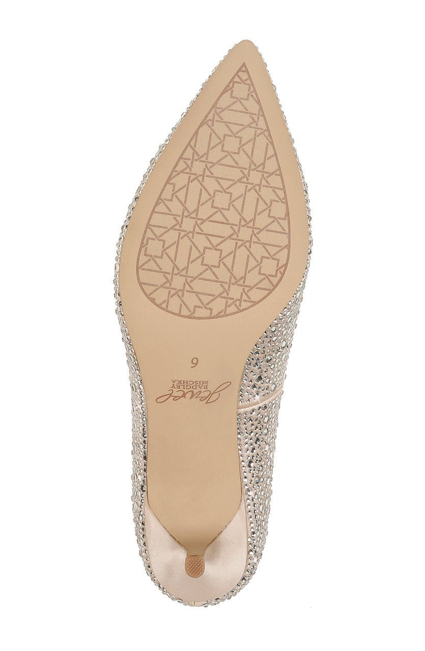Frenchie Wide Width Pointed Toe Kitten Heel