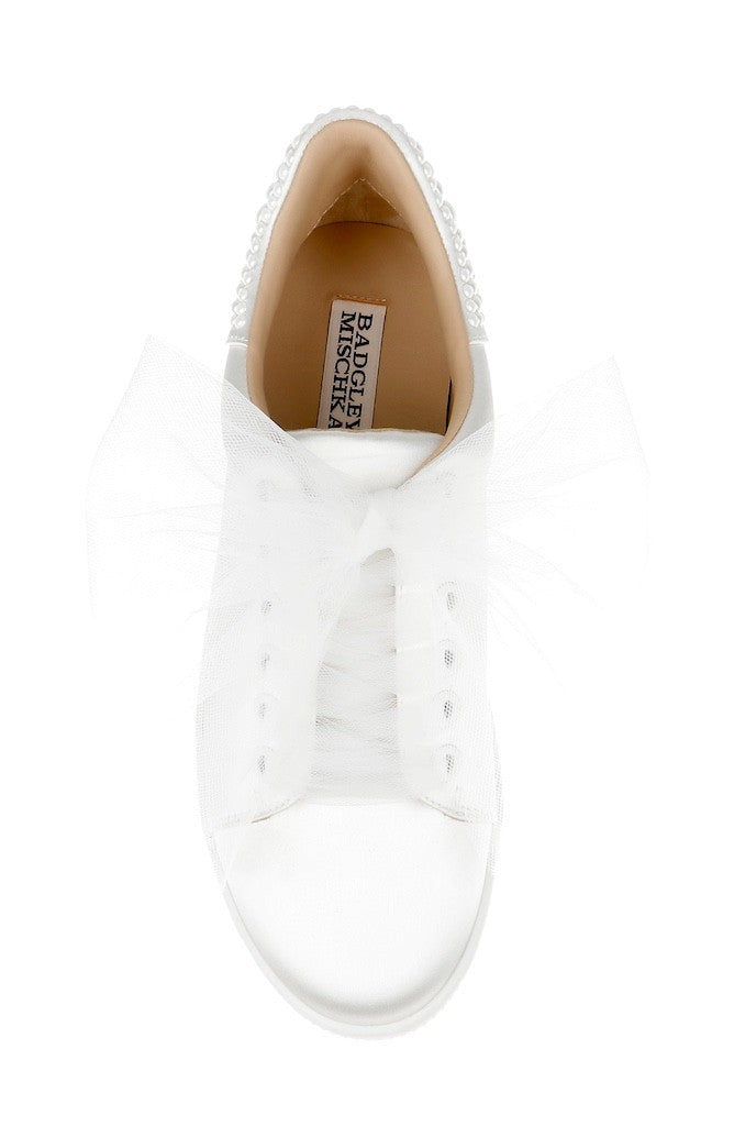 Gem Dressy Satin Sneakers