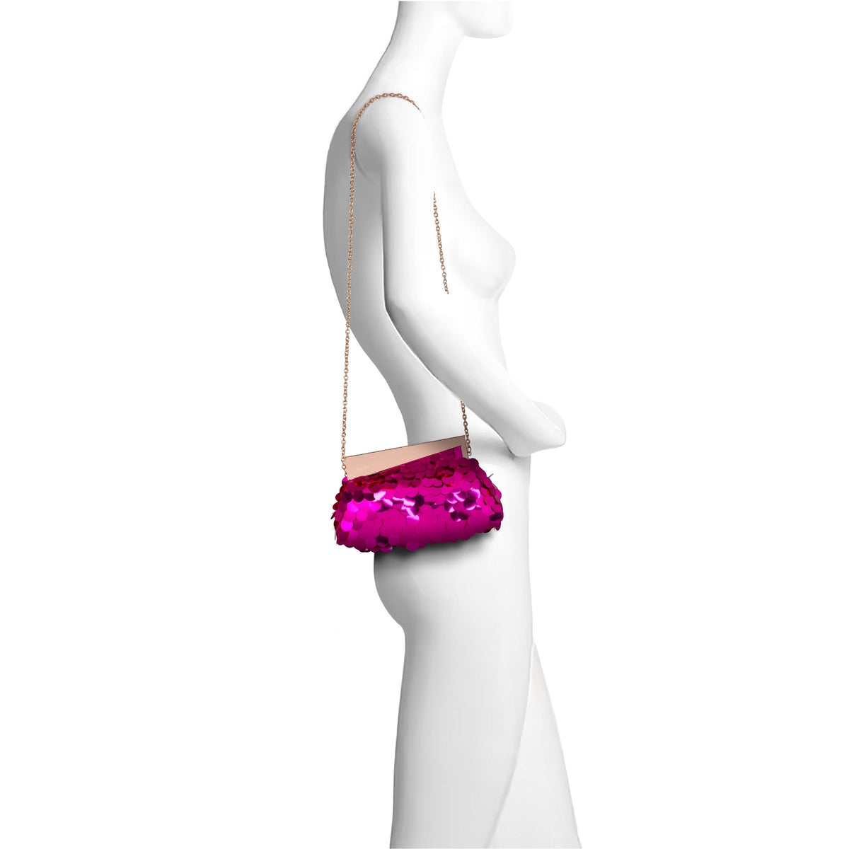Edie Payette Sequin Pouch Clutch