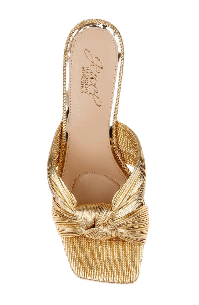 Hype Pleated Wedge Mule
