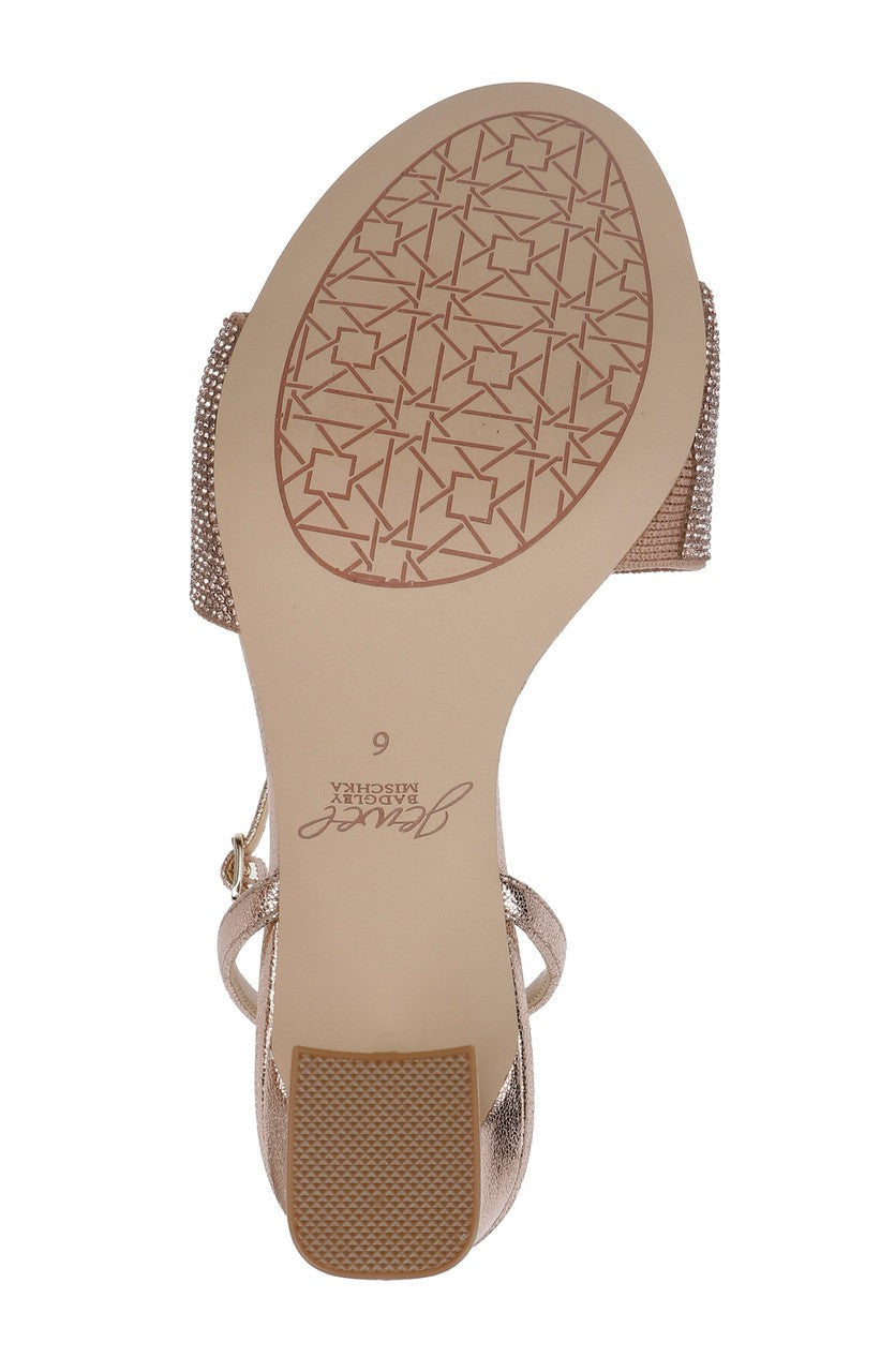Hattie Block Heel Sandal with Ankle Strap