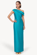One-Shoulder Column Gown