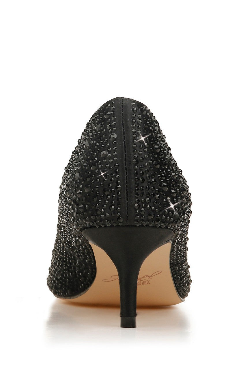 Frenchie Wide Width Pointed Toe Kitten Heel