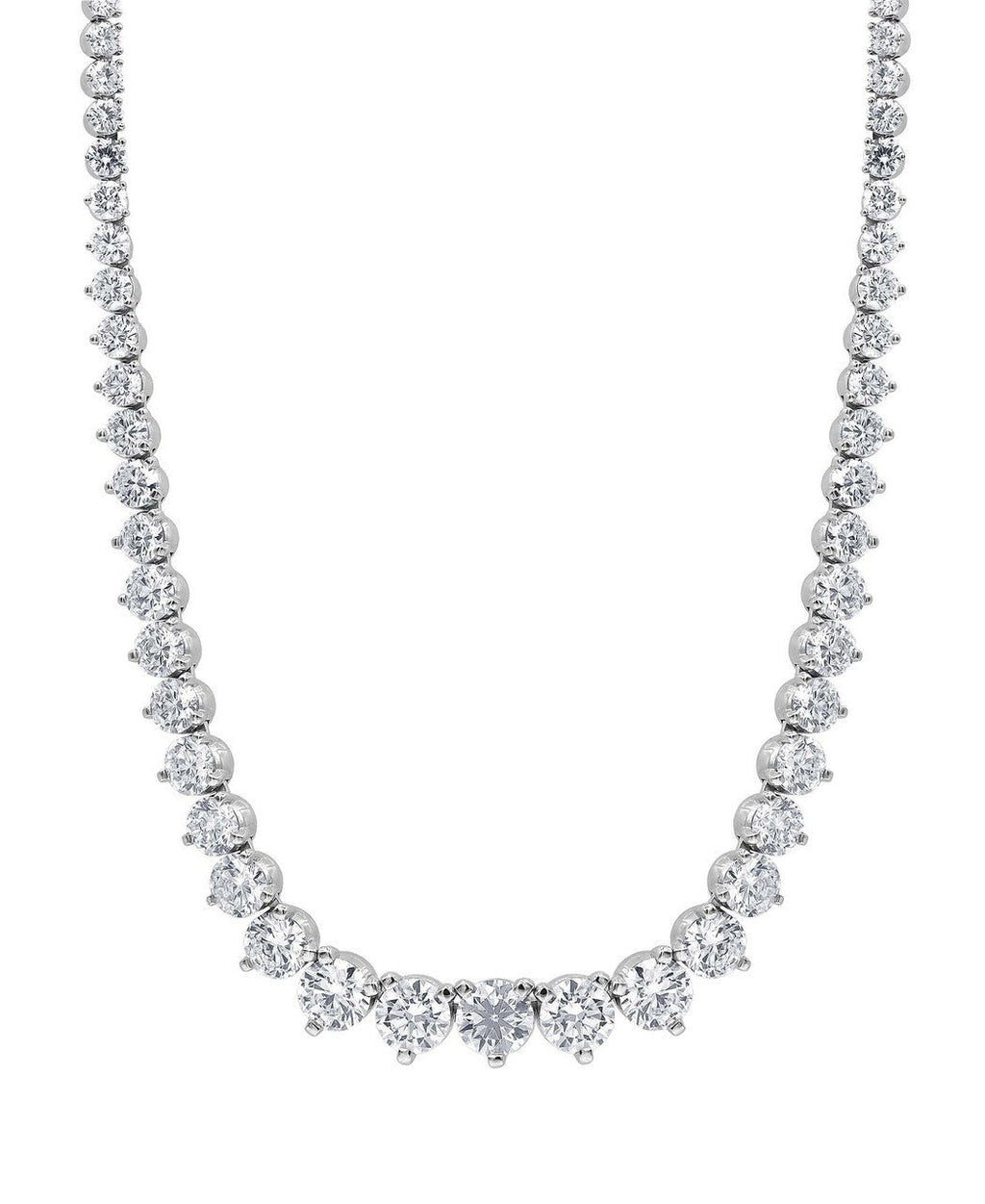 15CTTW Diamond Graduated Collar Necklace