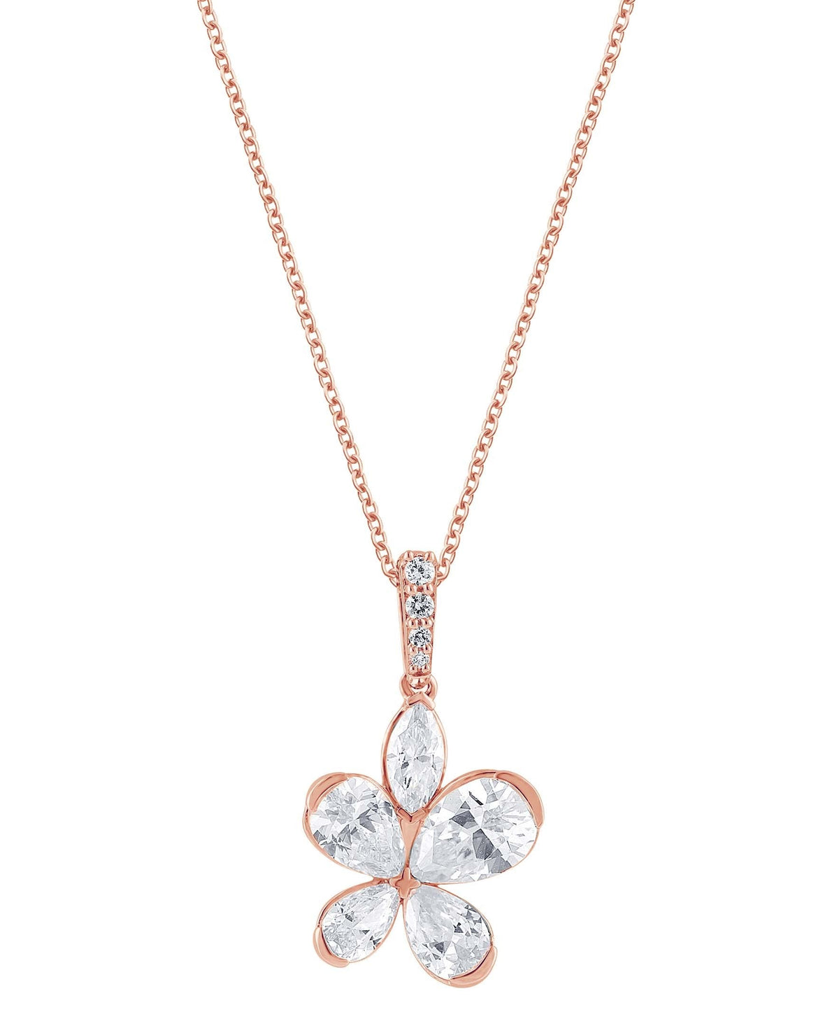 Diamond Butterfly Pendant Necklace