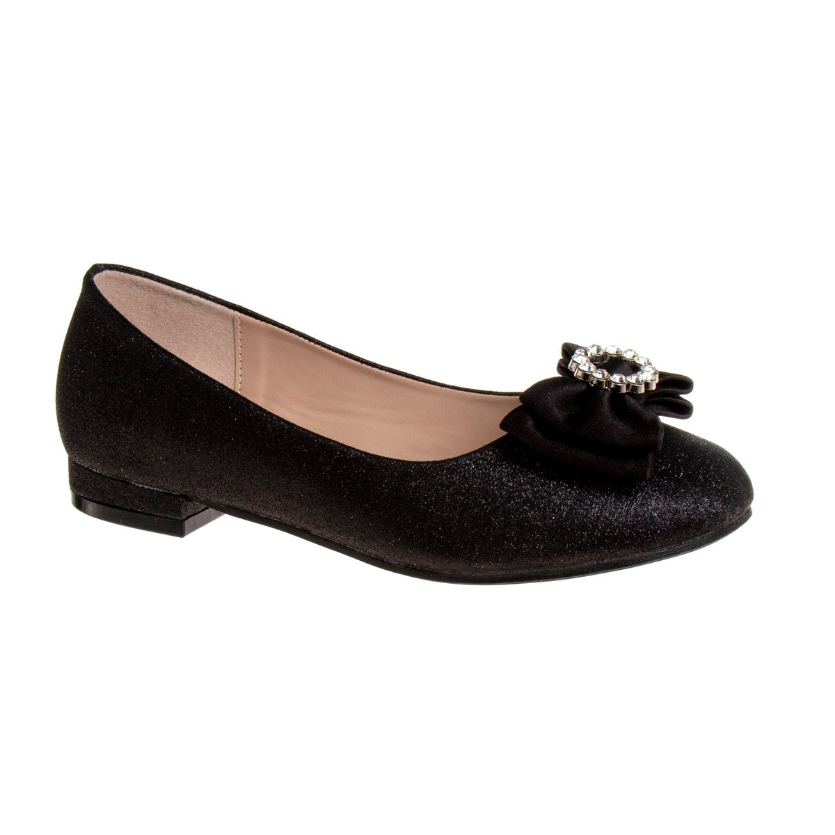 Girls’ Slip-On Ballet Flats with Bow