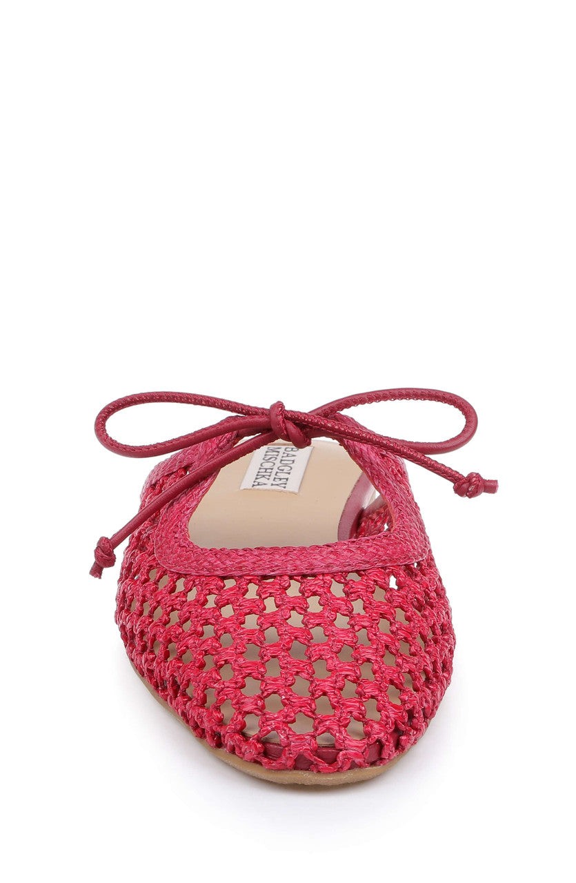 Xailee Woven Pointed Toe Mule