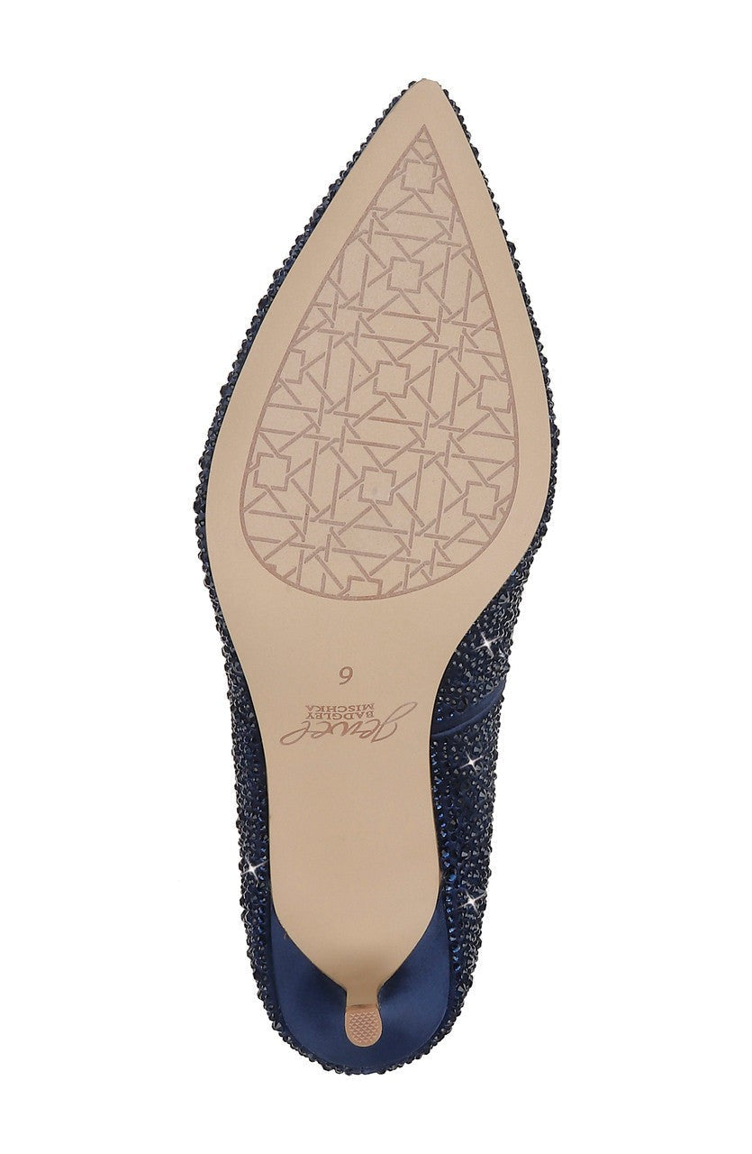 Frenchie Wide Width Pointed Toe Kitten Heel