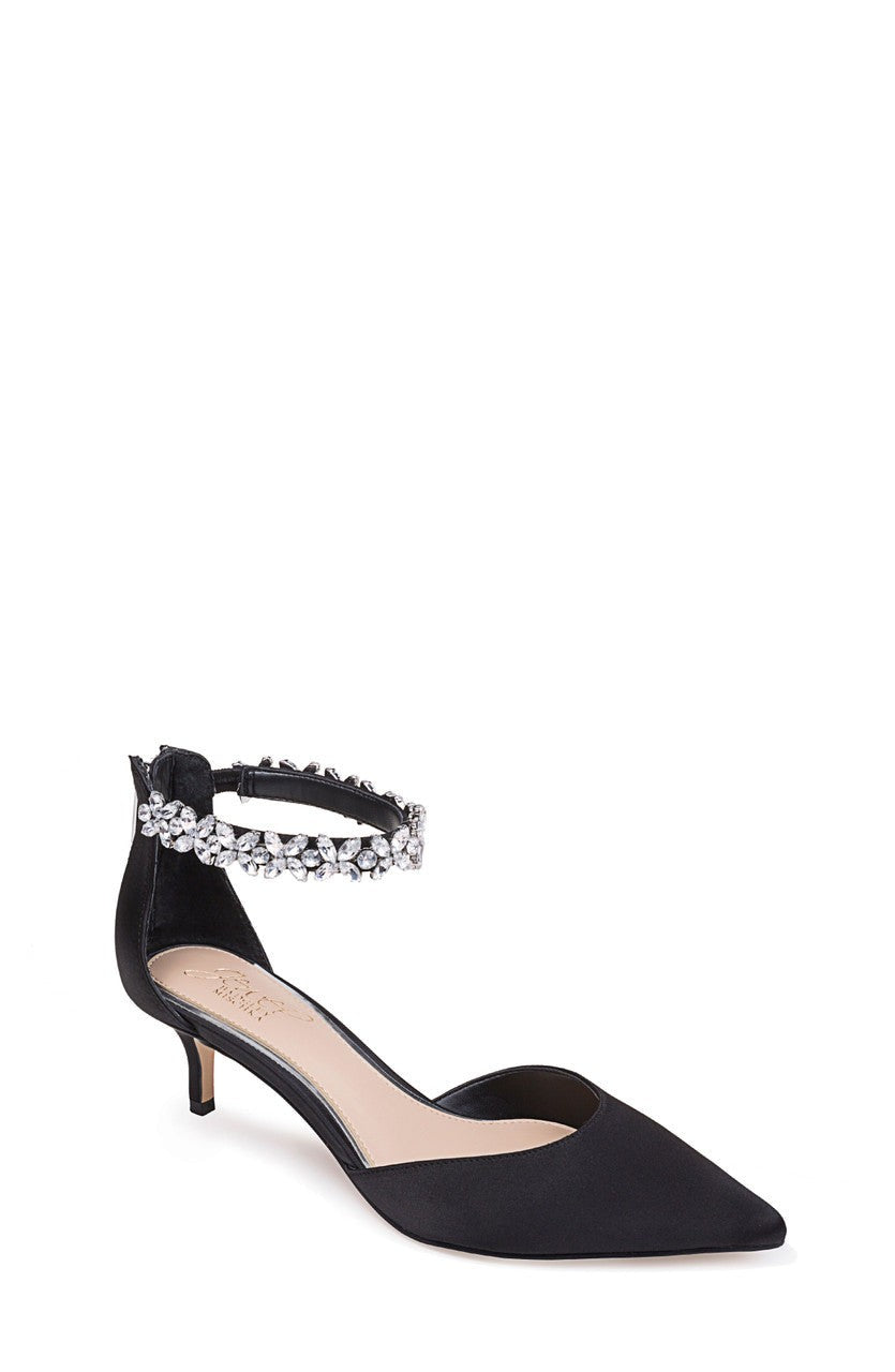 Robles Crystal Embellished Kitten Heel