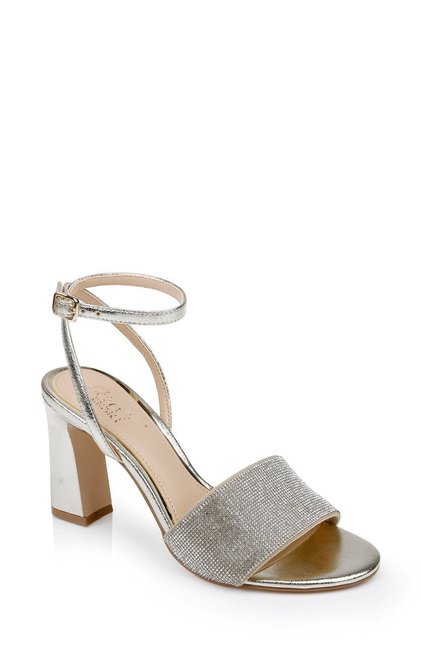 Hattie Block Heel Sandal with Ankle Strap