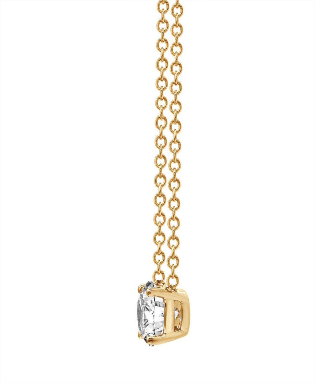 Diamond Pendant Solitaire Plus Necklace