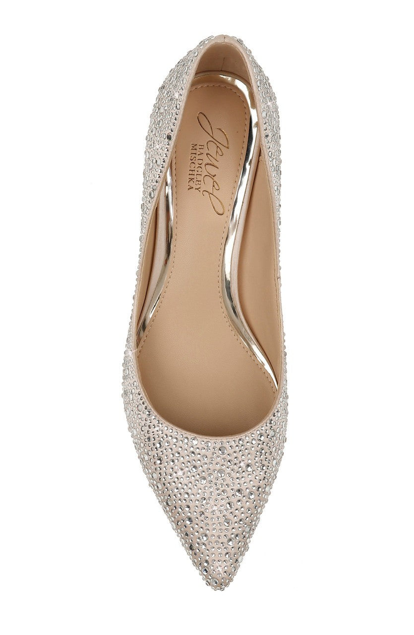 Frenchie Wide Width Pointed Toe Kitten Heel
